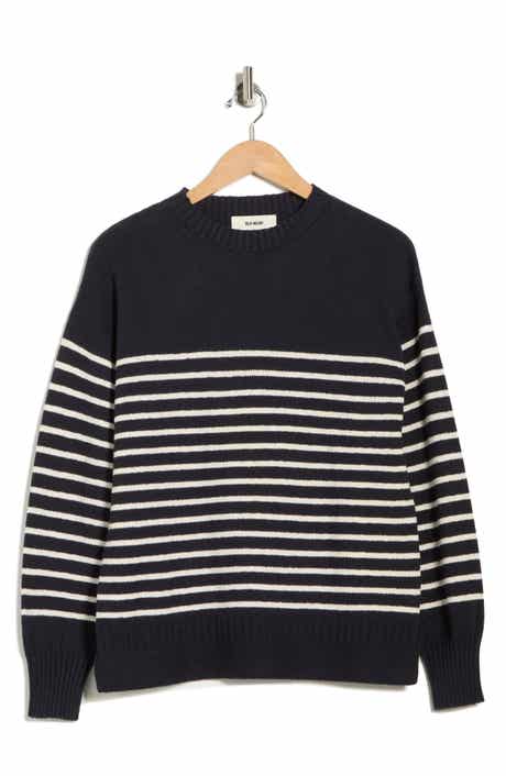 BUCK MASON Seafarer Stripe Cotton Sweater