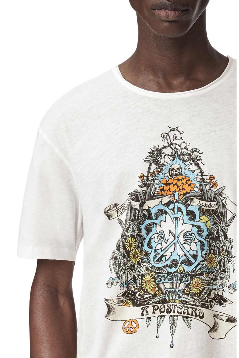 Nazare Graphic T-Shirt, Alternate, color, ASHEN WHITE
