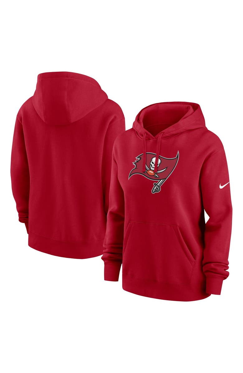 Nike Women's Nike Red Tampa Bay Buccaneers Club Fleece Pullover Hoodie, Alternate, color, Red