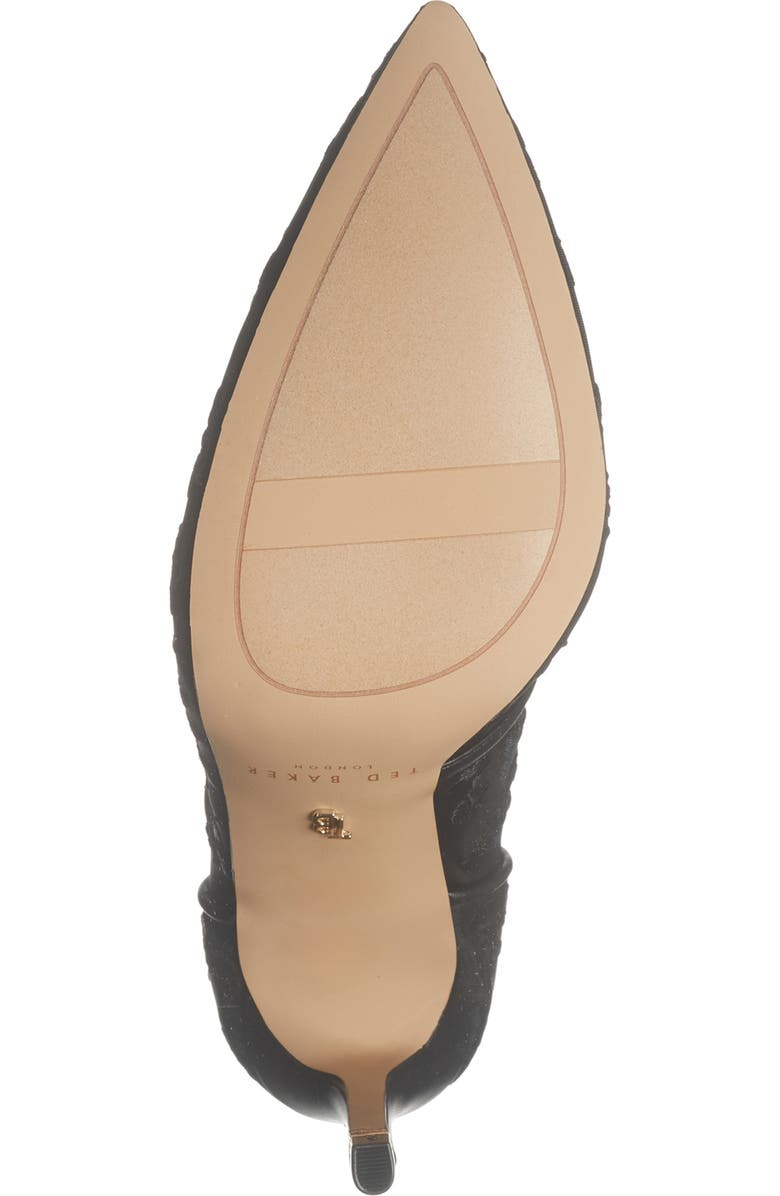 Ted Baker London Camilla Pointed Toe Pump, Alternate, color, Black Wisteria Trail