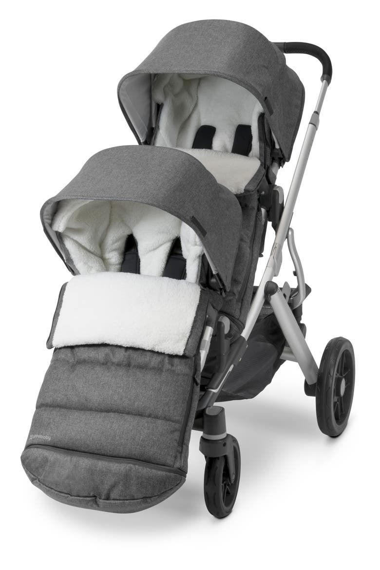 CozyGanoosh Jordan Fleece Lined Footmuff, Alternate, color, CHARCOAL