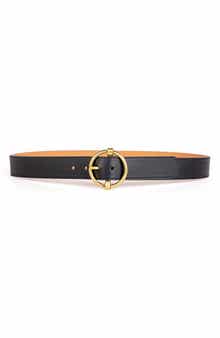 Linea Pelle Notch Center Bar Belt