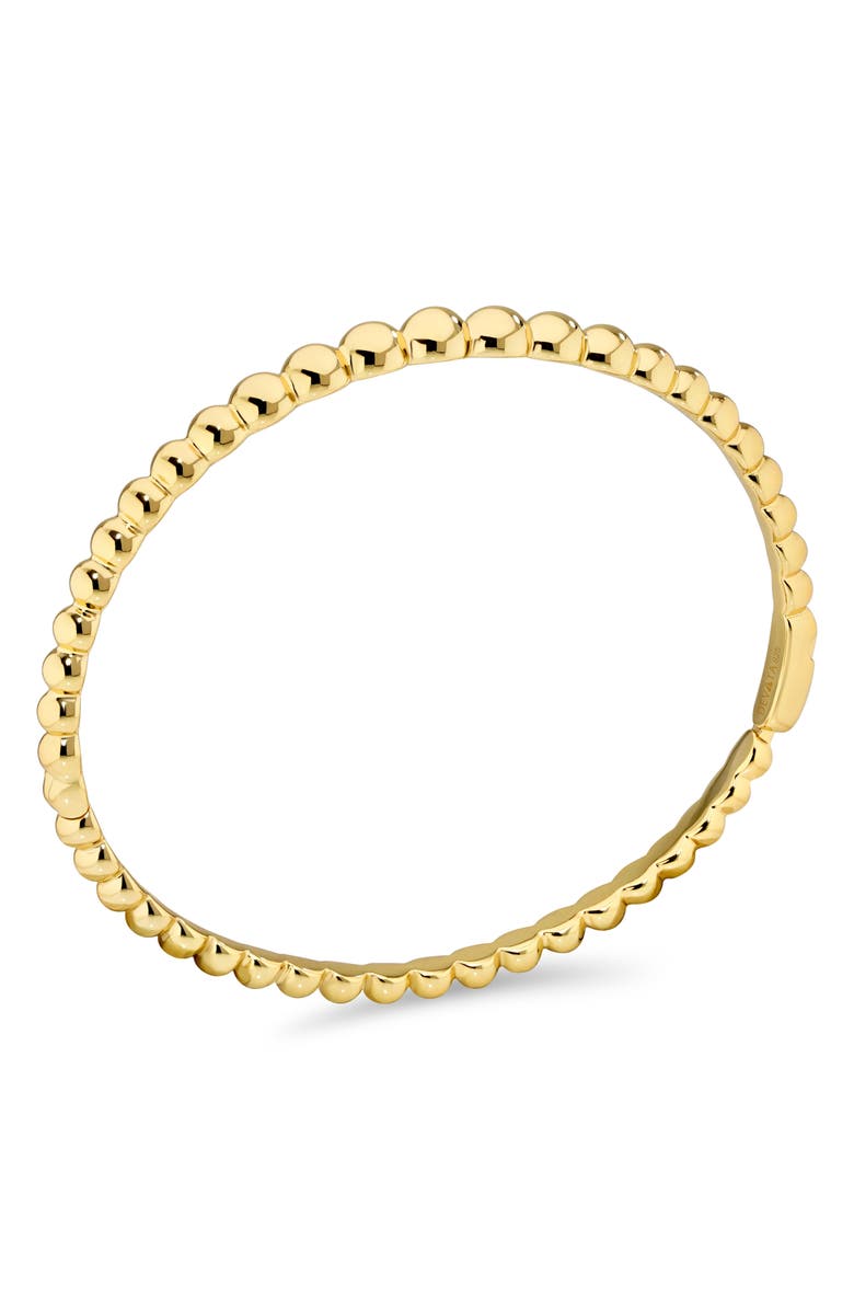 DEVATA Beaded Ball Bangle Bracelet, Alternate, color, Gold