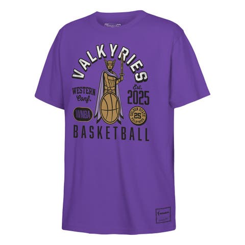 Youth Mitchell & Ness  Violet Golden State Valkyries City So Nice T-Shirt