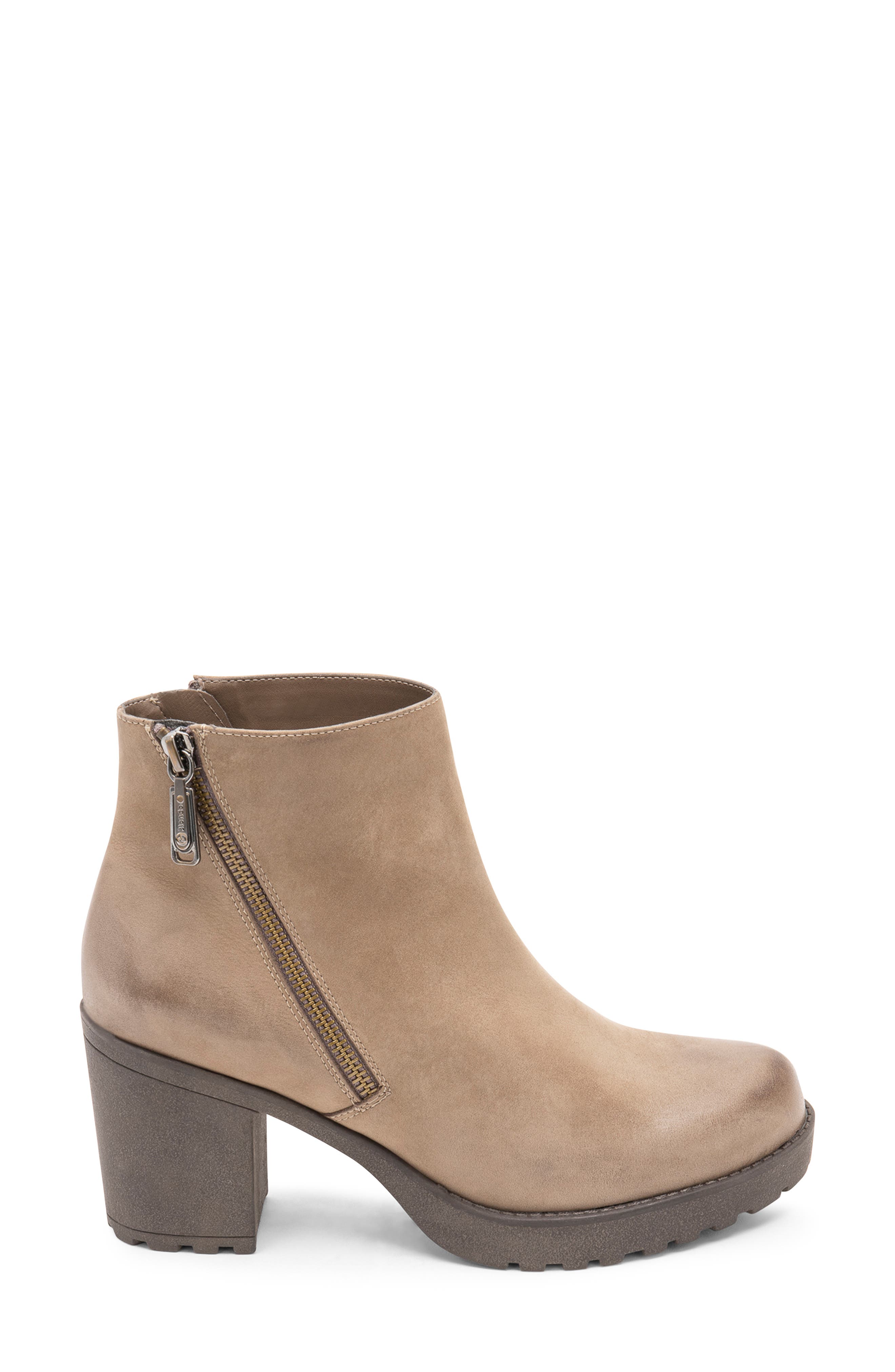 Skye Waterproof Bootie, Alternate, color, MUSHROOM NUBUCK LEATHER