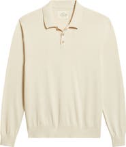 ALEX CRANE Feather Organic Cotton Polo Sweater