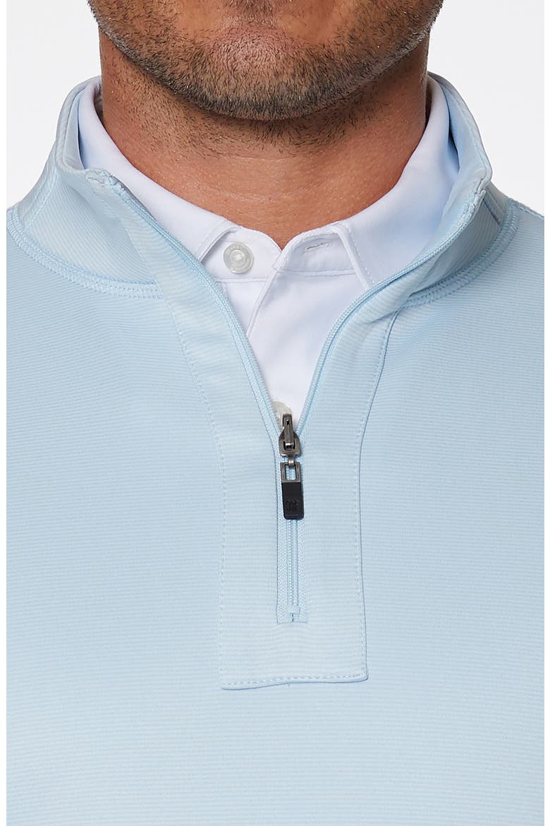 Reversible Half-Zip Pullover, Alternate, color, LT.BLUE