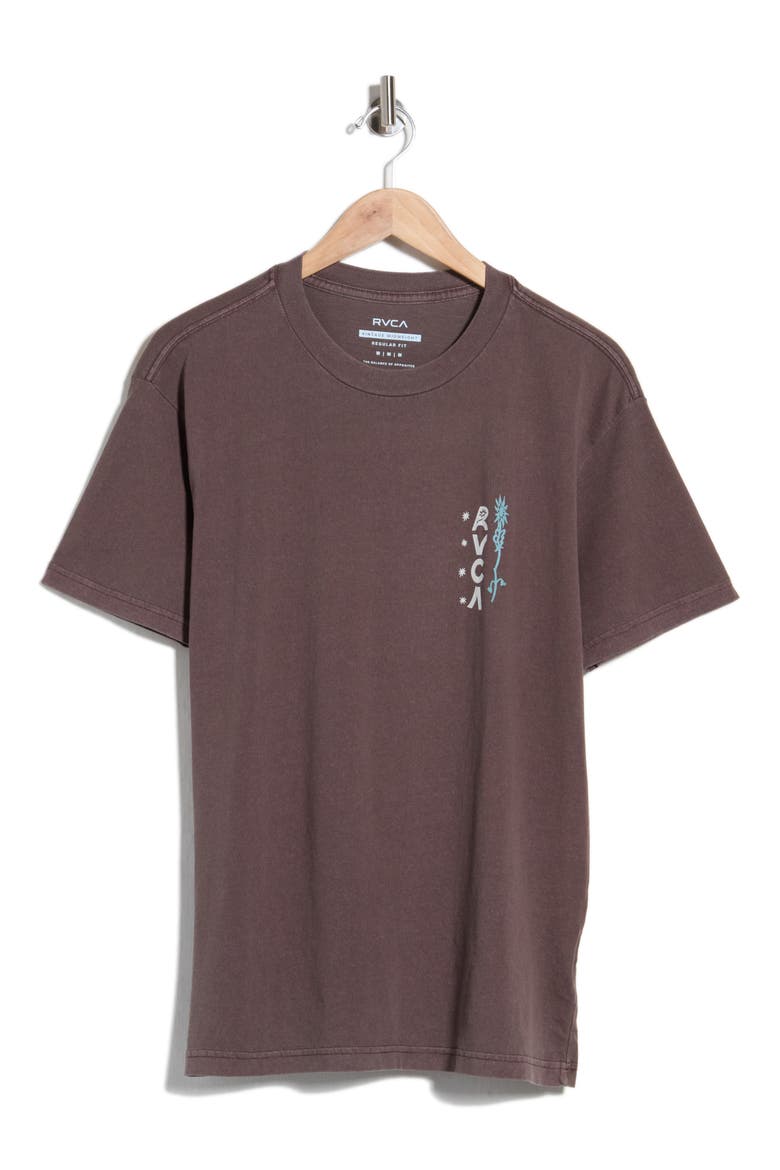 Mel Floral Graphic T-Shirt, Main, color, MOCHA
