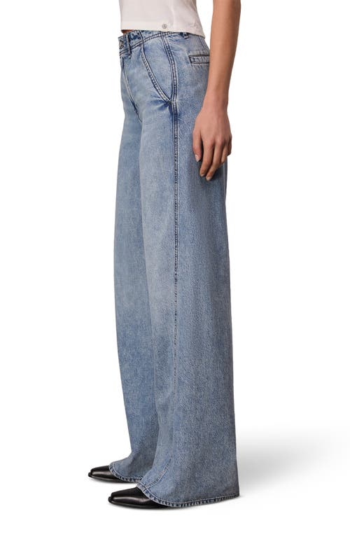 Rag & Bone Tailored Sofie High Waist Wide Leg Jeans In Annie