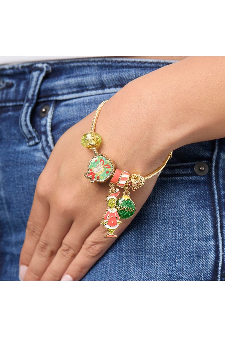 Holiday Charm Beaded Bracelet, Alternate, color, Multi
