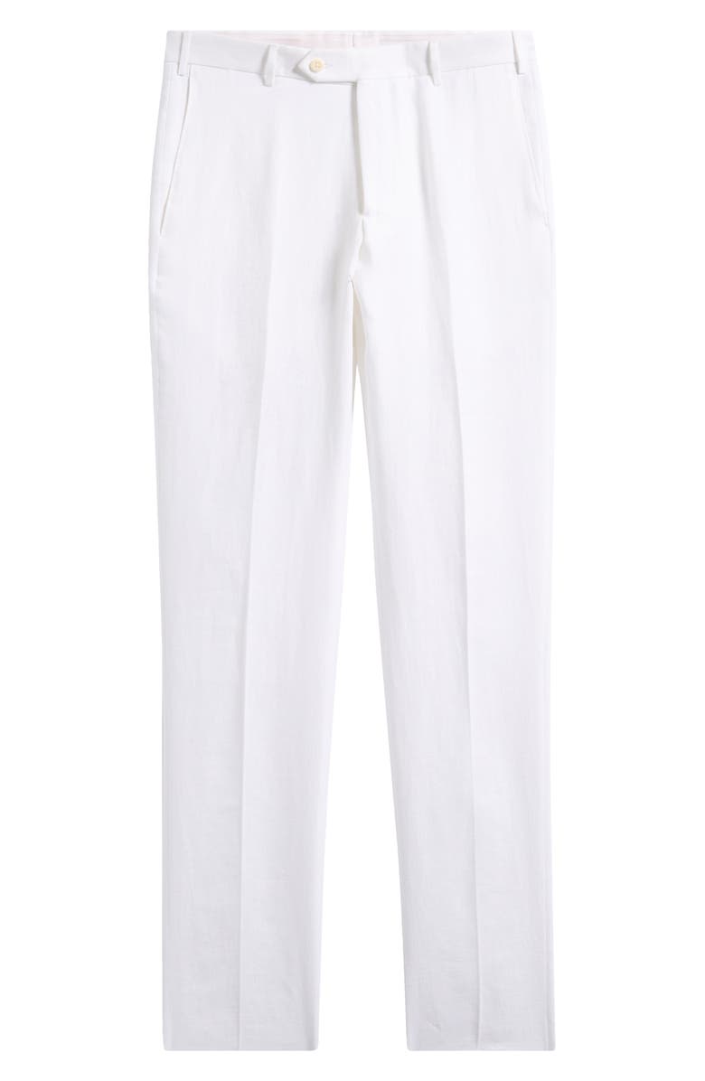 Zanella Parker Linen Pants, Main, color, White