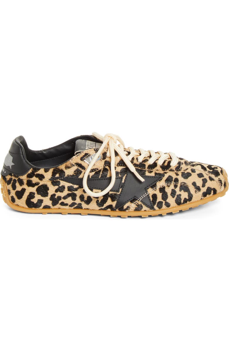 Golden Goose Marathon Speed Genuine Calf Hair Sneaker, Alternate, color, Brown And Black Leo/ Black