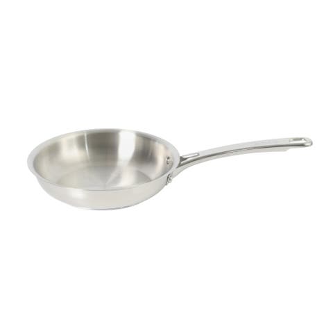 8-Inch Stainless Steel Frying Pan, Induction Ready Skillet