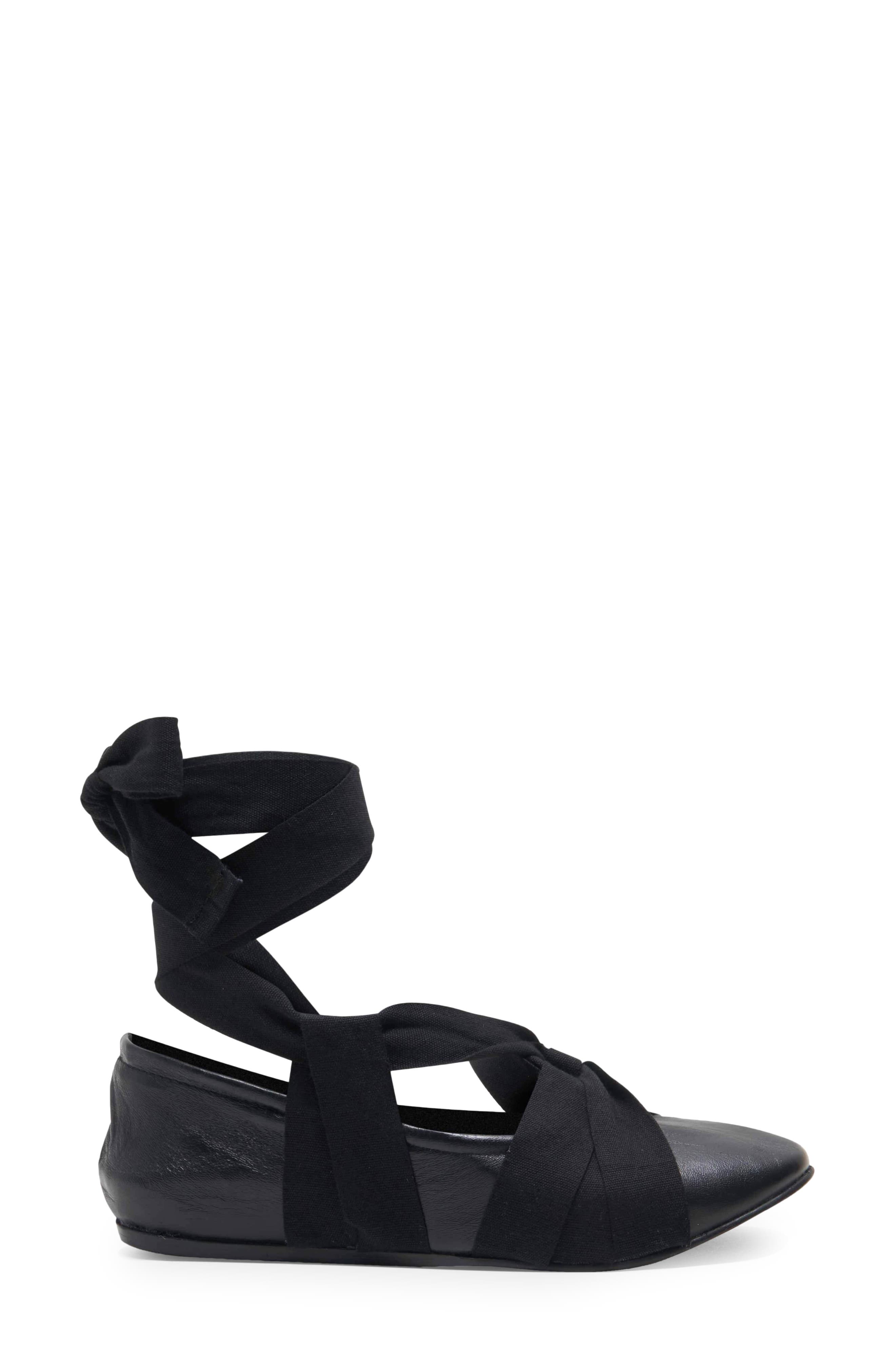 Free People Cece Ankle Strap Flat, Alternate, color, 