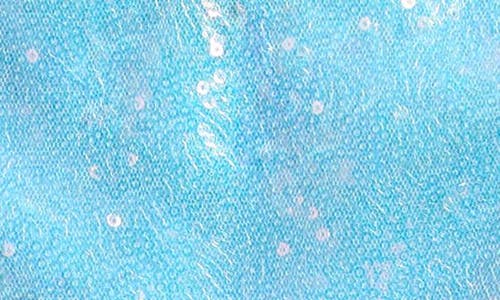 Ava & Yelly Kids' 3d Butterfly Sequin Dress & T-shirt Set In Blue