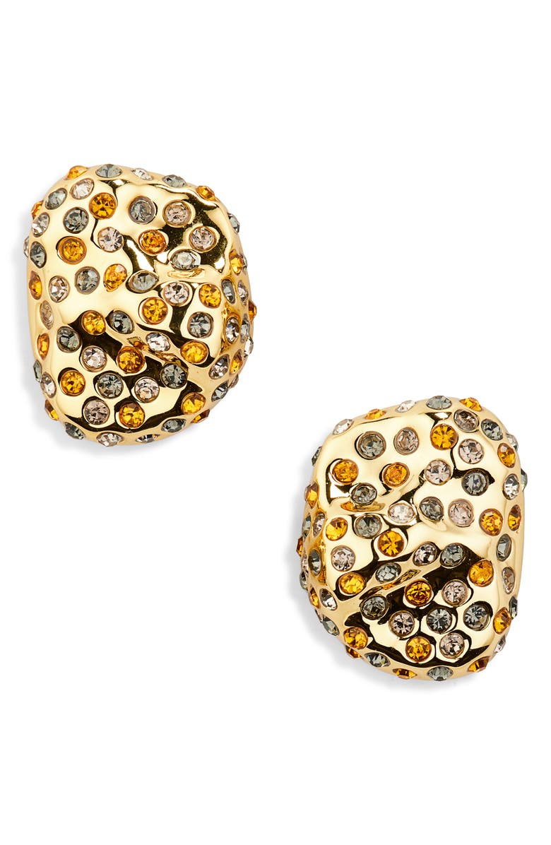 Lele Sadoughi Crystal Pavé Rock Earrings, Main, color,