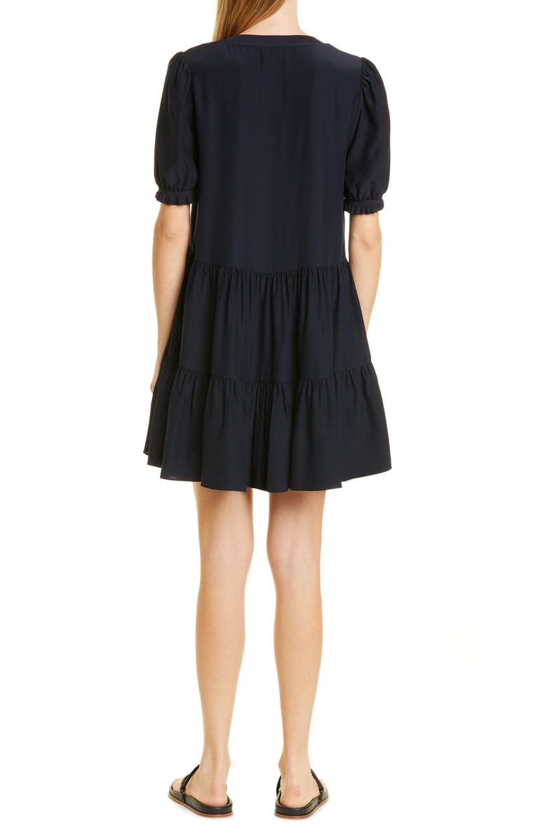 Cinq à Sept Emalina Silk A-Line Dress, Alternate, color, 