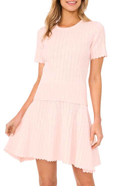 Rib Short Sleeve Sweater