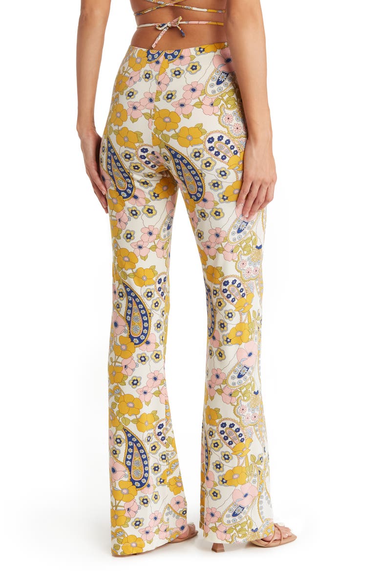 Decker Flare Leg Pants, Alternate, color, VINTAGE PAISLEY