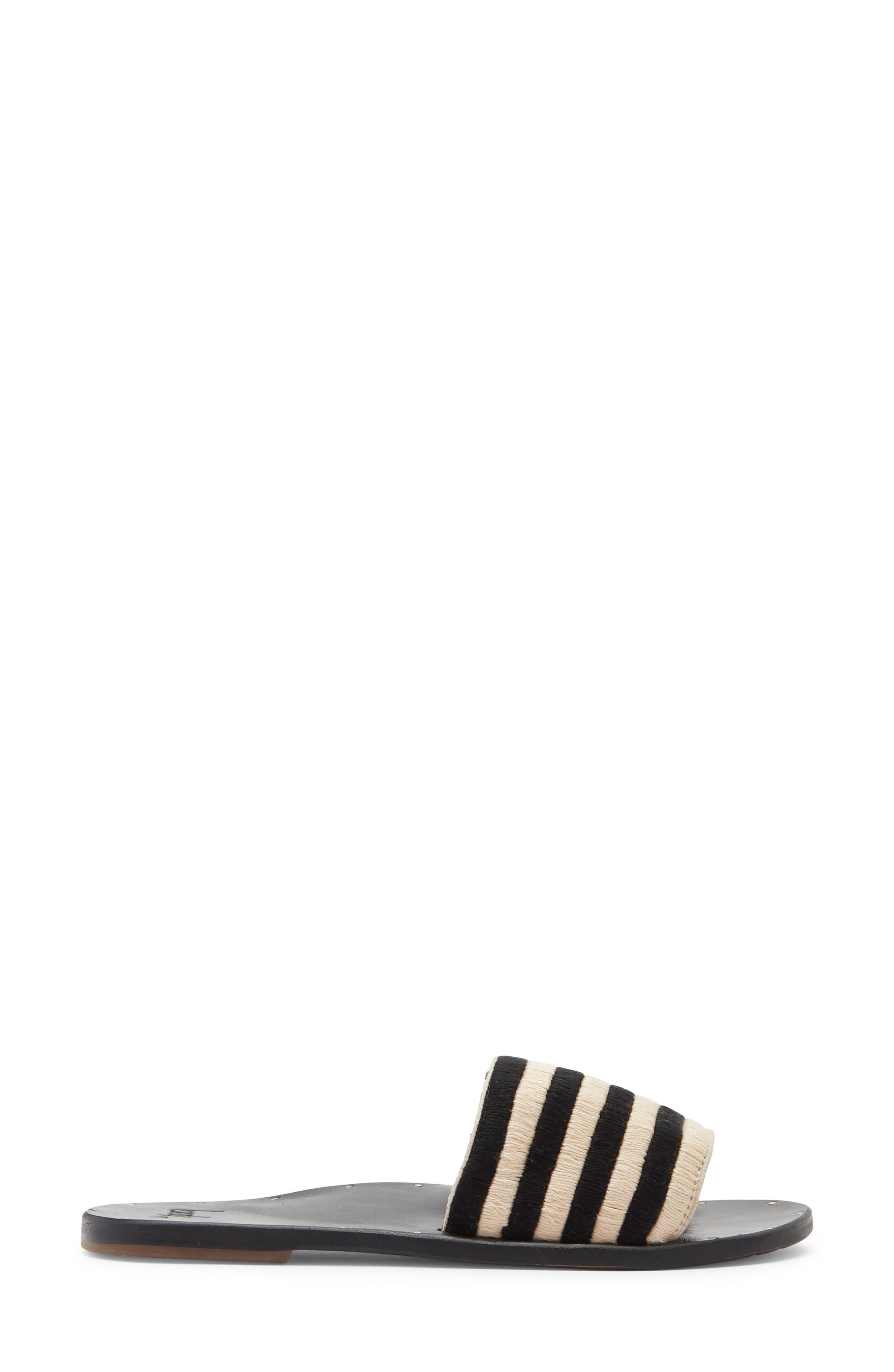 Beek Lovebird Slide Sandal, Alternate, color, Black Stripe