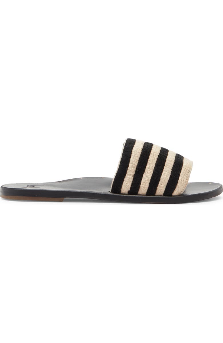 Beek Lovebird Slide Sandal, Alternate, color, Black Stripe