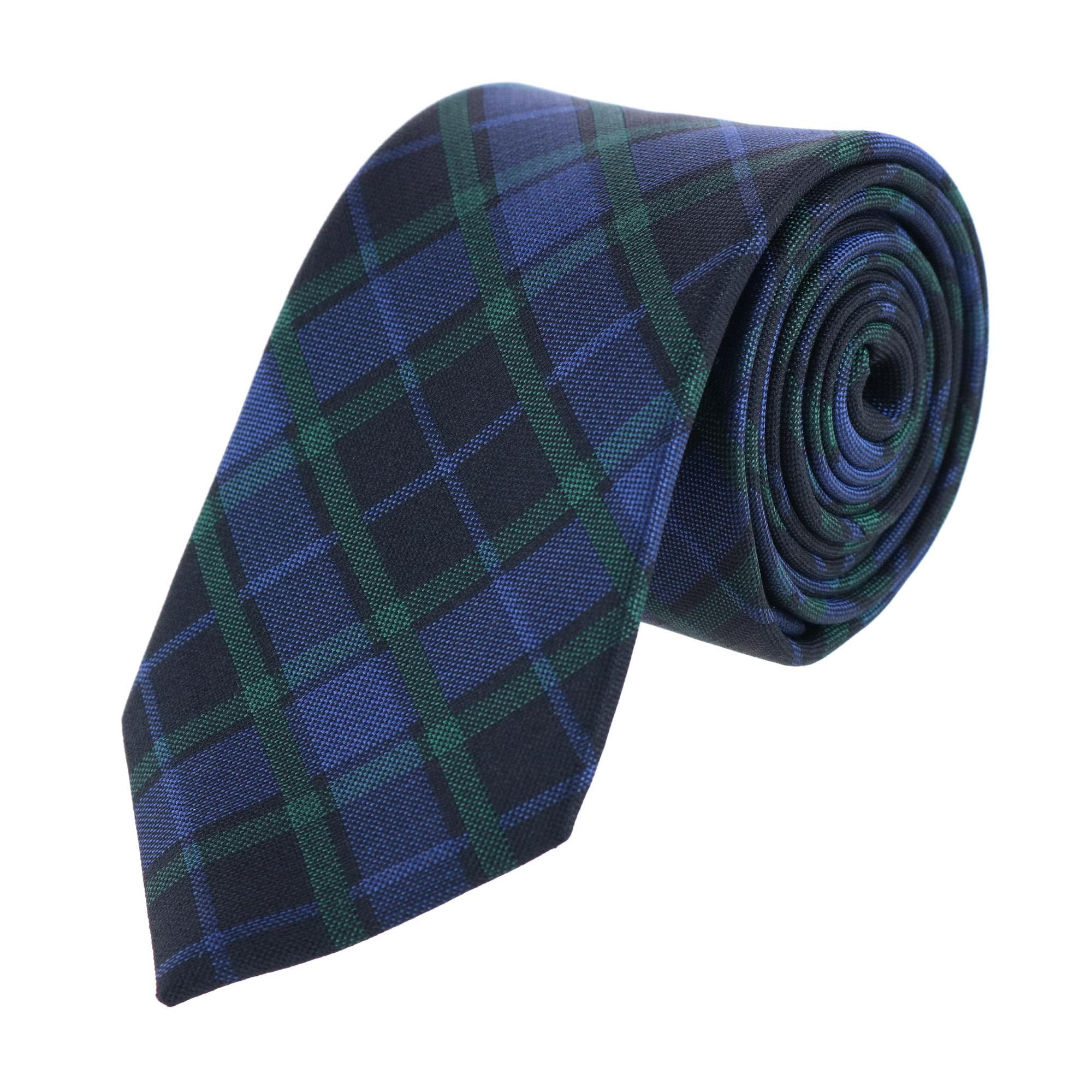 selected Green and Navy Plaid
