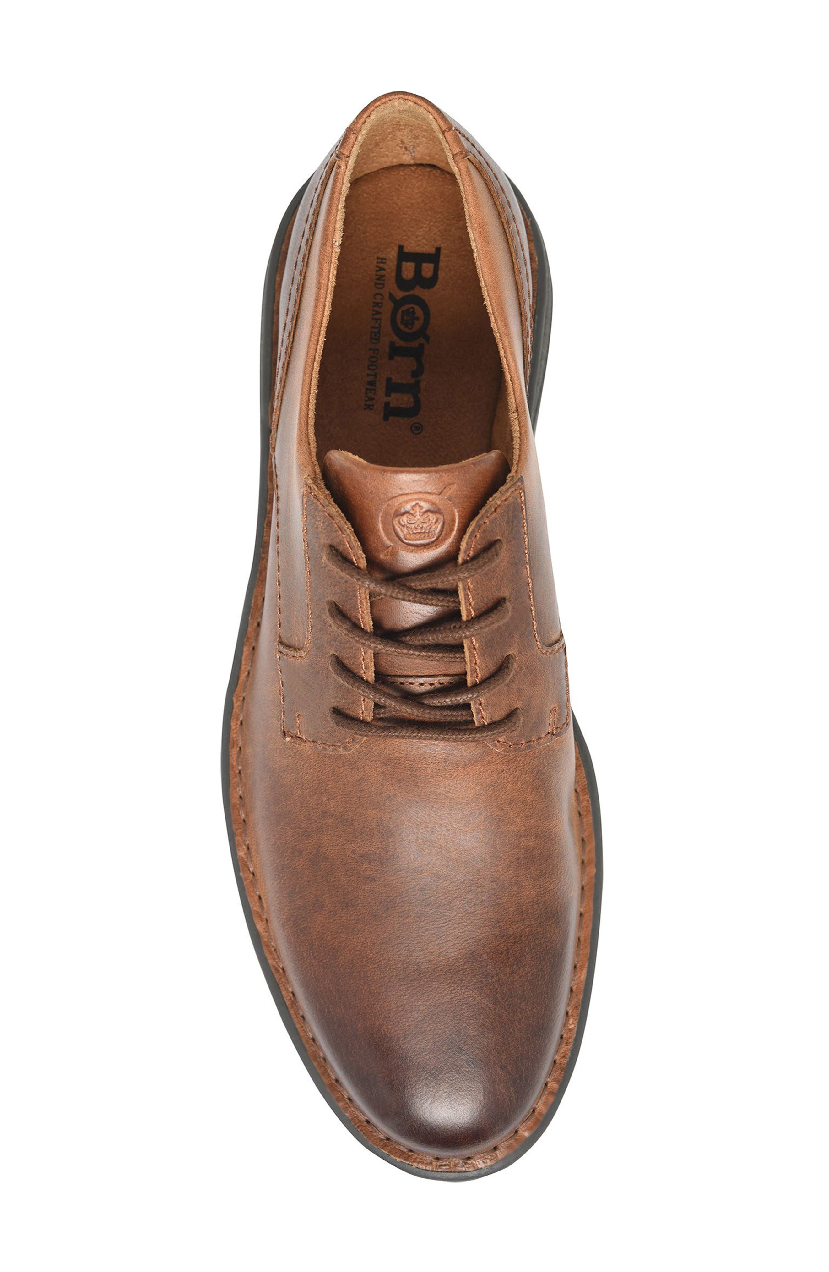 Børn Tristen Plain Toe Derby, Alternate, color, Rust Leather