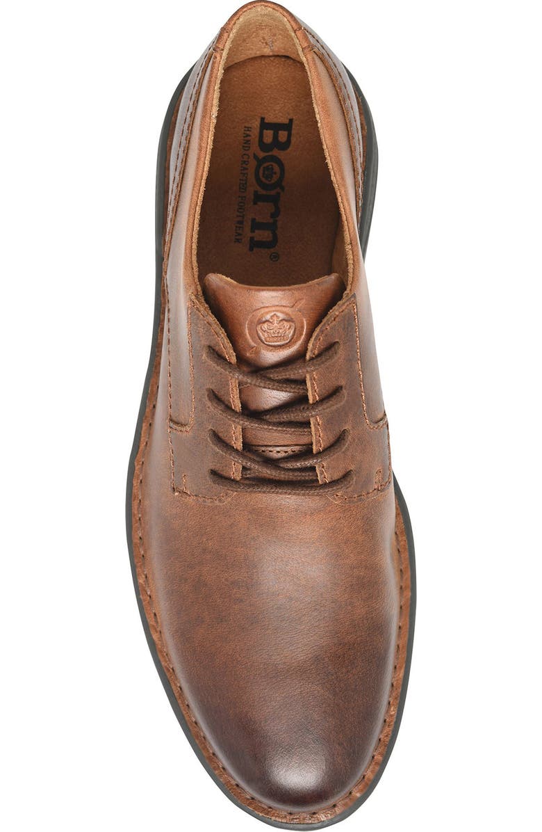 Børn Tristen Plain Toe Derby, Alternate, color, Rust Leather