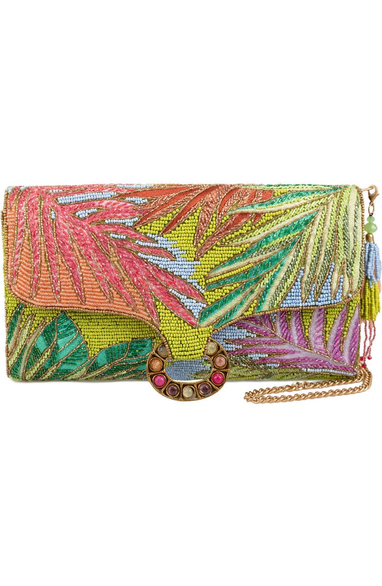 Mary Frances Accessories Tropics Crossbody Handbag, Main, color, Multi