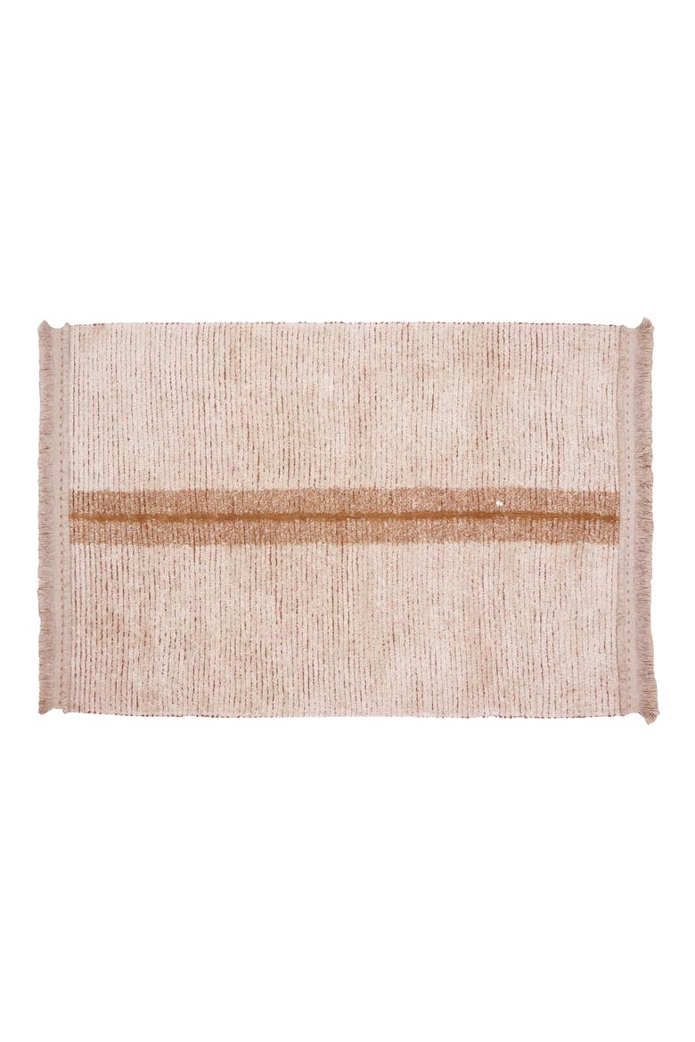 Reversible Washable Recycled Cotton Blend Rug, Alternate, color, TOFFEE NATURAL LINEN