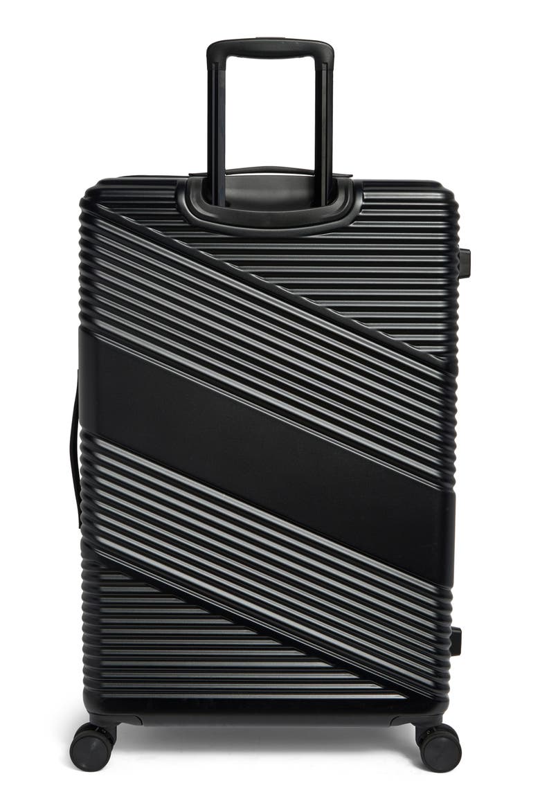 Ravia 28-Inch Hardside Spinner Luggage, Alternate, color, BLACK