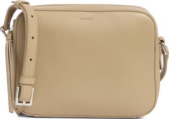 AllSaints Captain Leather Square Crossbody Bag | Nordstromrack