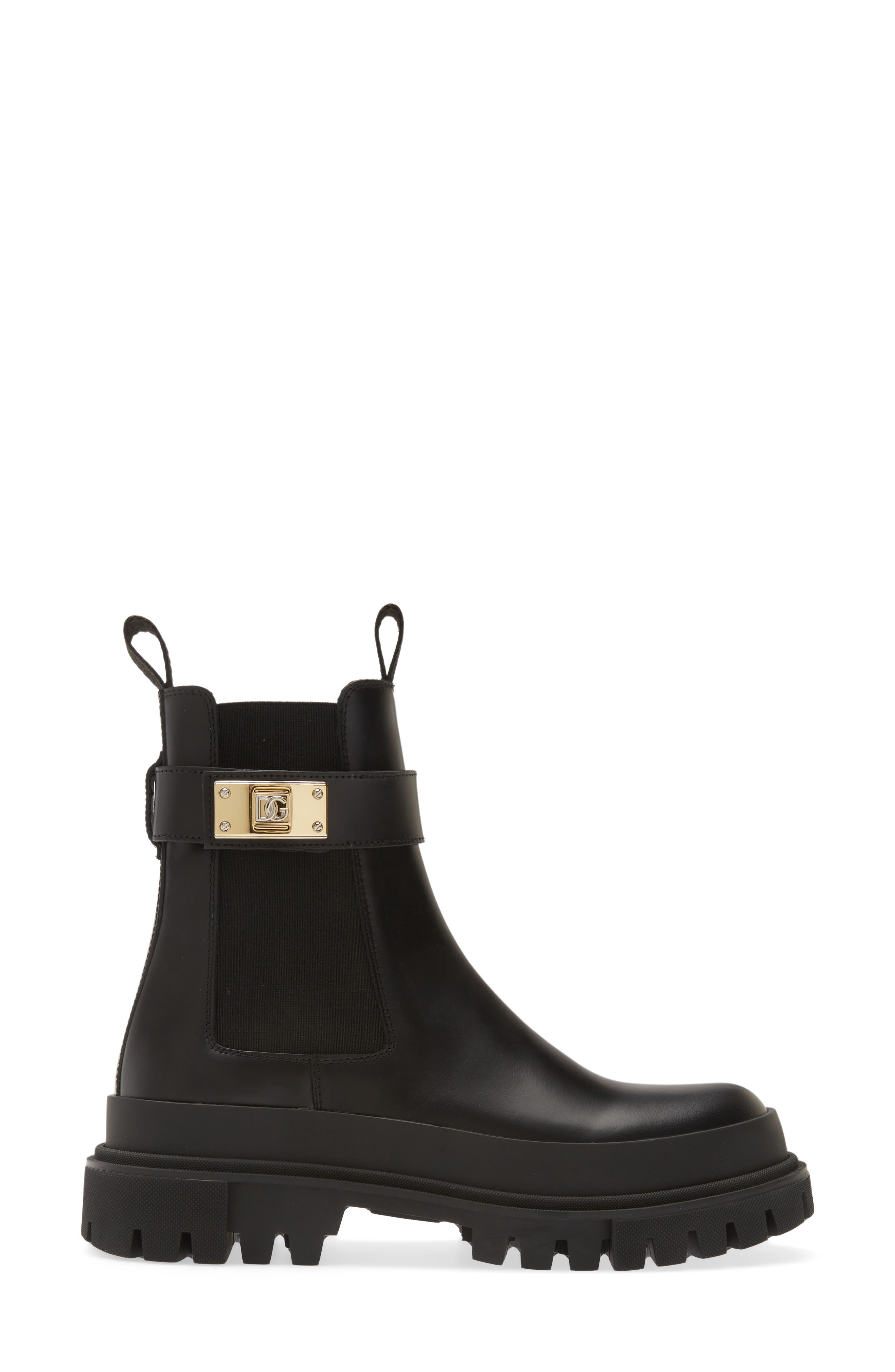 Dolce&Gabbana Lug Sole Chelsea Boot, Alternate, color, 