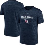 Nike Men's Nike Navy Cleveland Guardians Wordmark Velocity Performance T-Shirt