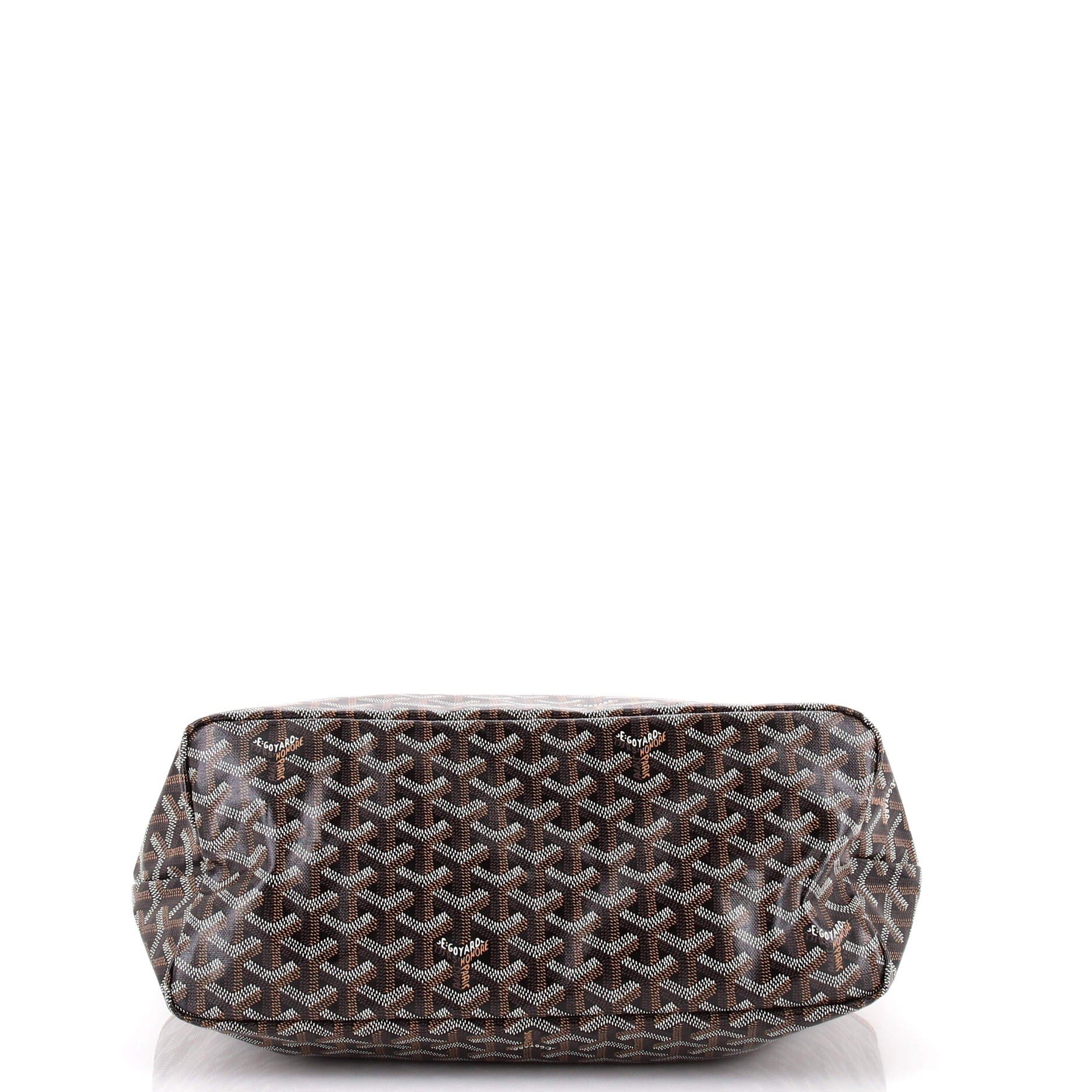 Pre-Owned Goyard Saint Louis Tote Coated Canvas PM, Alternate, color, Brown