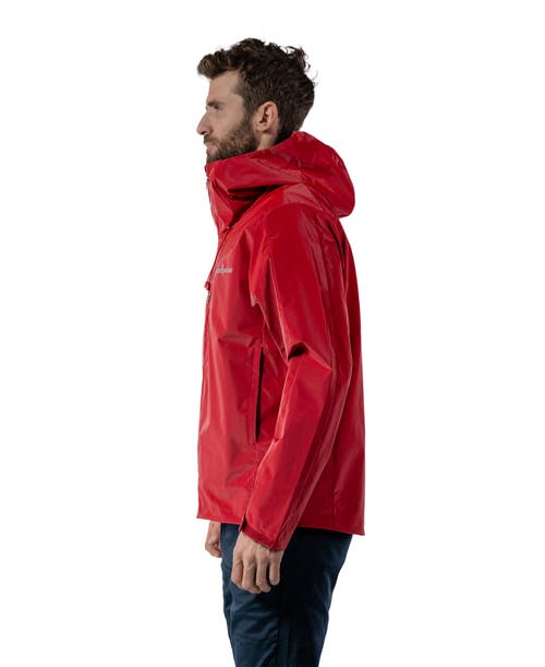 Woodpecker Wind Rain Shell Jacket In Red