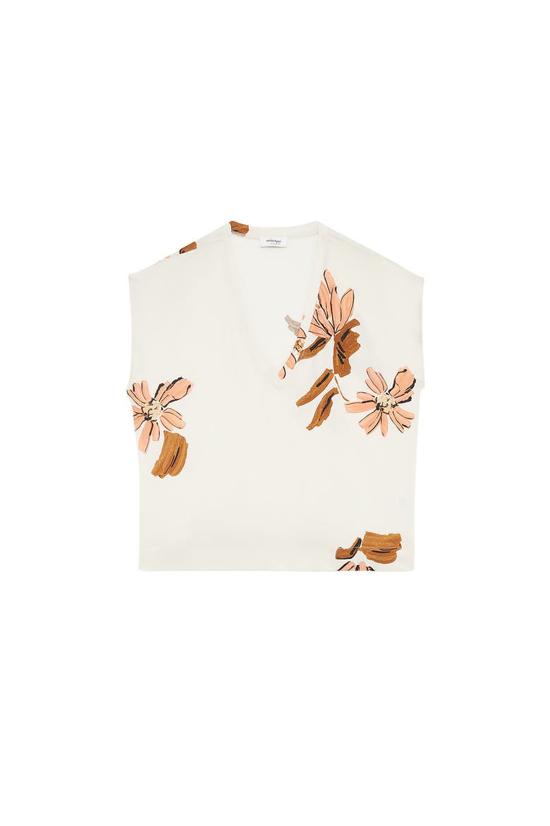 Viscose Blouse, Alternate, color, Ecru