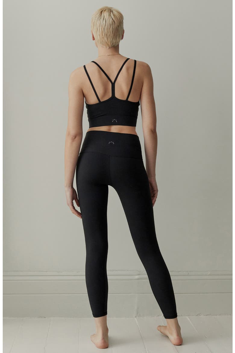 Whitley High Waist Ankle Leggings, Alternate, color, BLACK