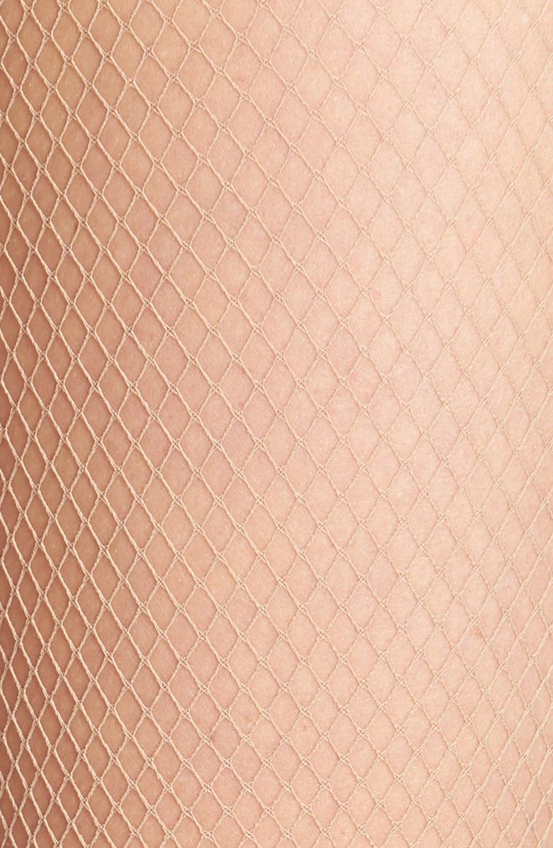 Oroblu Bas Tricot Fishnet Stay-Up Stockings, Alternate, color, Sable/ Natural