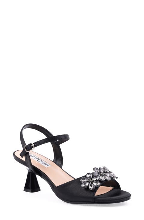 Liz Floral Crystal Sandal (Women)