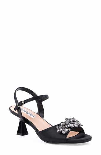 LADY COUTURE Liz Floral Crystal Sandal
