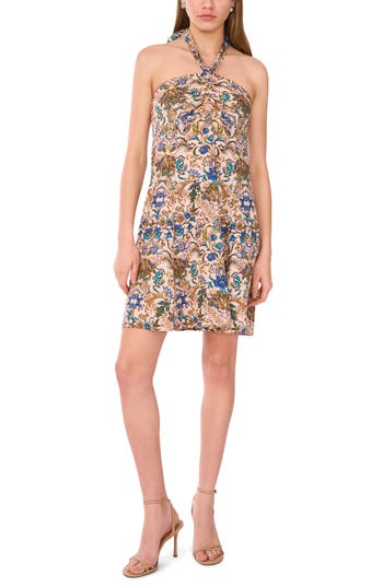 Halogen ® Halter Minidress In Multi