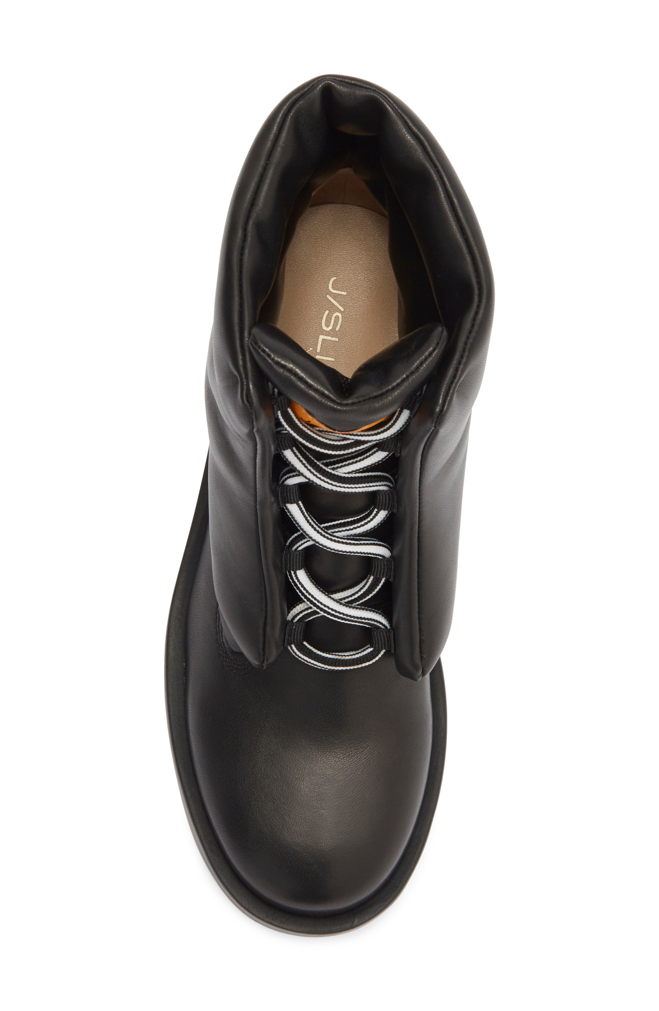 JSlides Darina Lace-Up Boot, Alternate, color, Black
