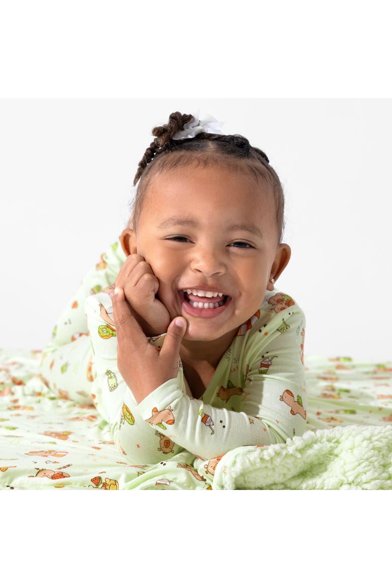 Kids' Capybara Boba Set of 2 Piece Pajamas, Alternate, color, Capybara Boba