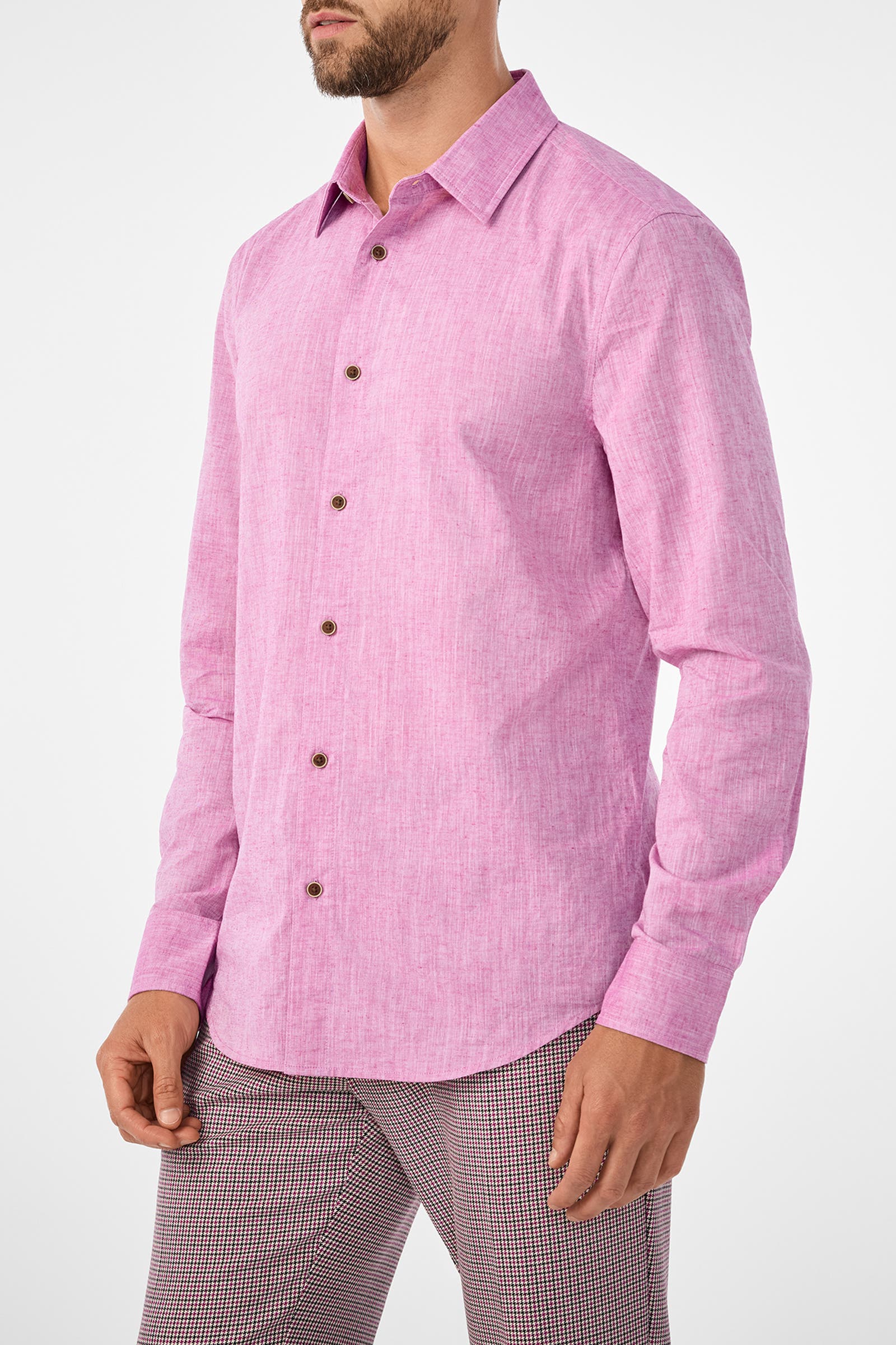 Aaron Long Sleeve Button-Up Shirt - image 4