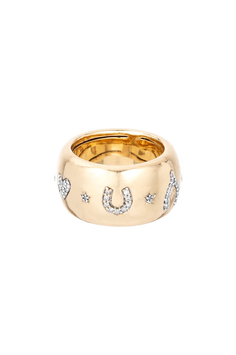 Good Luck Ring, Main, color, D0.30 14KYG