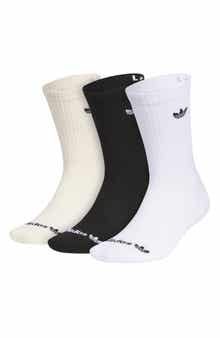 adidas Assorted 3-Pack Trefoil Performance Crew Socks