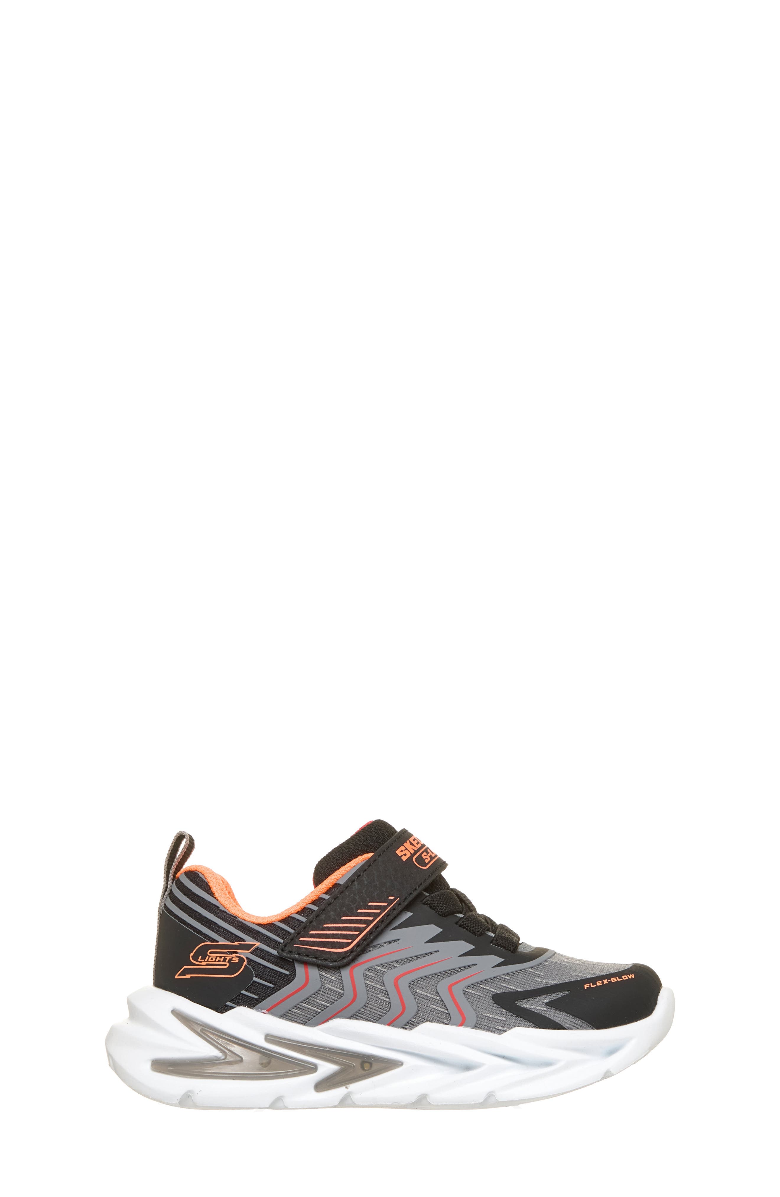 Kids' Flex Glow Ultra Prism Pacer Sneaker, Alternate, color, BLACK/ CHARCOAL