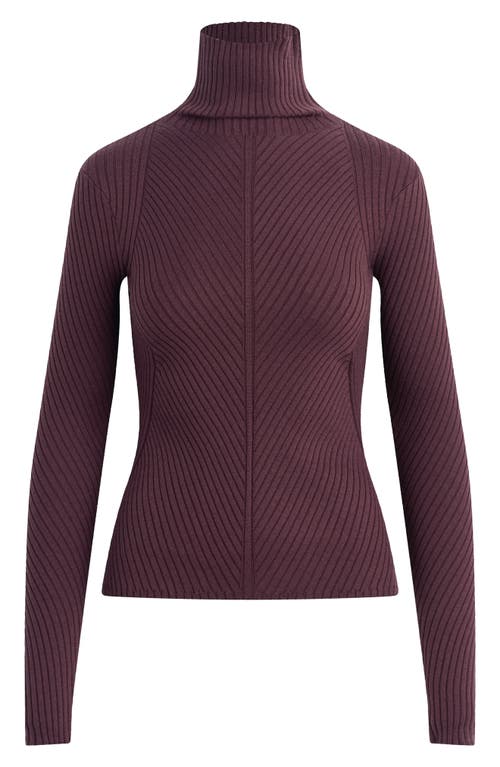 Favorite Daughter Be Your Girl Turtleneck Merino Wool Blend Sweater In Brown