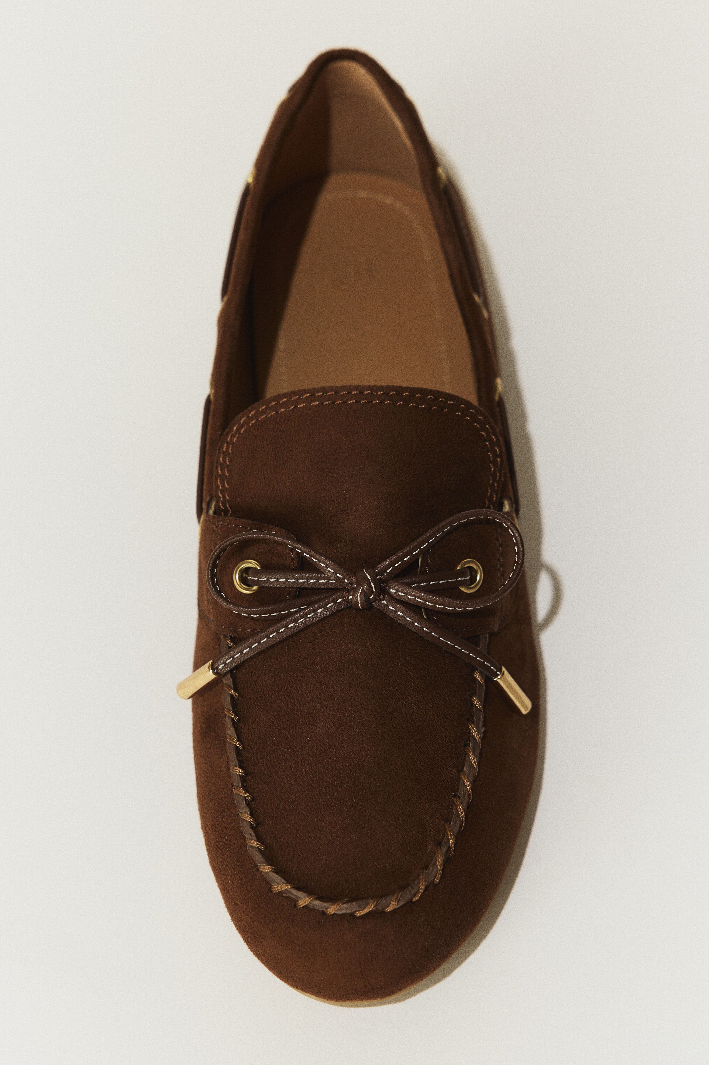 H&M Deck Shoes, Alternate, color, Brown